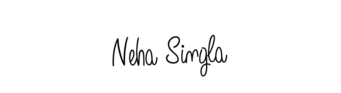 Also You can easily find your signature by using the search form. We will create Neha Singla name handwritten signature images for you free of cost using Angelique-Rose-font-FFP sign style. Neha Singla signature style 5 images and pictures png