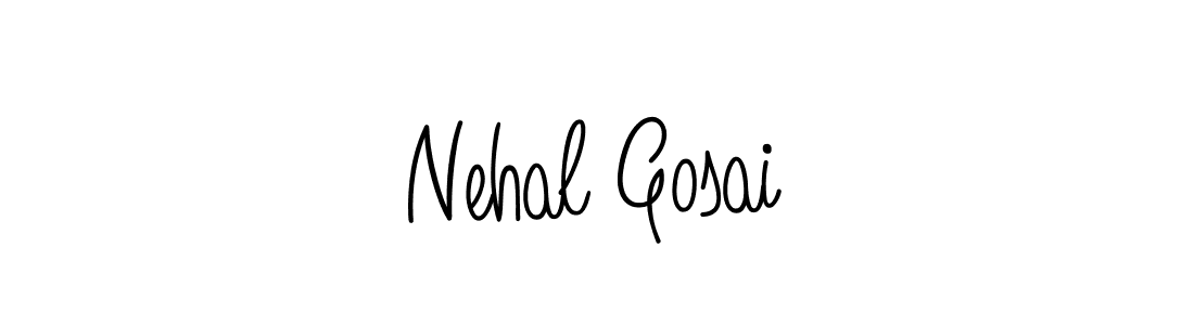 Also You can easily find your signature by using the search form. We will create Nehal Gosai name handwritten signature images for you free of cost using Angelique-Rose-font-FFP sign style. Nehal Gosai signature style 5 images and pictures png