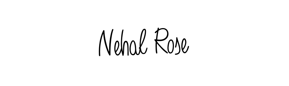 Make a beautiful signature design for name Nehal Rose. With this signature (Angelique-Rose-font-FFP) style, you can create a handwritten signature for free. Nehal Rose signature style 5 images and pictures png