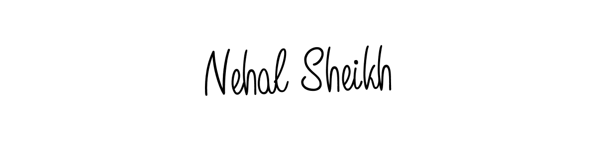 Best and Professional Signature Style for Nehal Sheikh. Angelique-Rose-font-FFP Best Signature Style Collection. Nehal Sheikh signature style 5 images and pictures png
