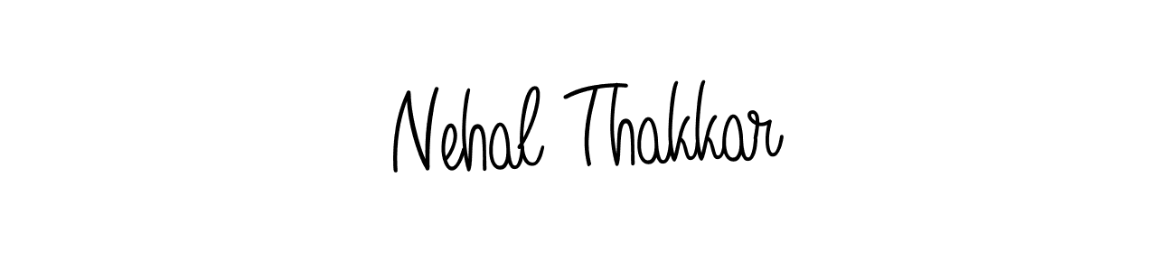 The best way (Angelique-Rose-font-FFP) to make a short signature is to pick only two or three words in your name. The name Nehal Thakkar include a total of six letters. For converting this name. Nehal Thakkar signature style 5 images and pictures png