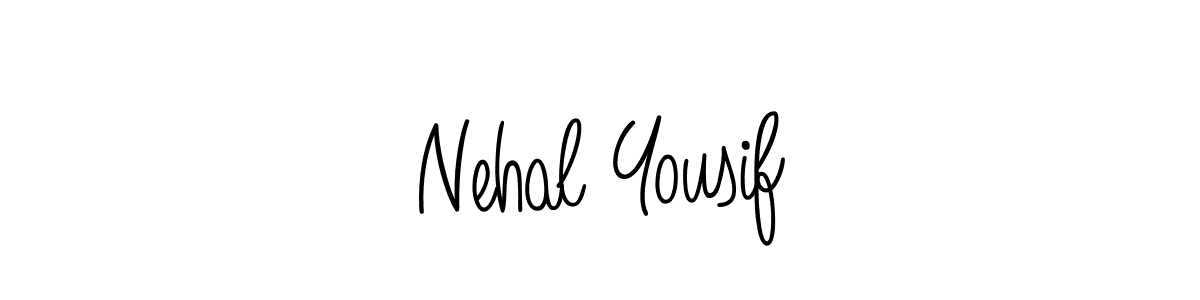 if you are searching for the best signature style for your name Nehal Yousif. so please give up your signature search. here we have designed multiple signature styles  using Angelique-Rose-font-FFP. Nehal Yousif signature style 5 images and pictures png
