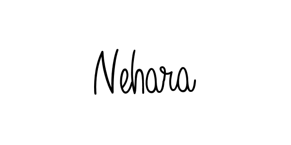 Nehara stylish signature style. Best Handwritten Sign (Angelique-Rose-font-FFP) for my name. Handwritten Signature Collection Ideas for my name Nehara. Nehara signature style 5 images and pictures png