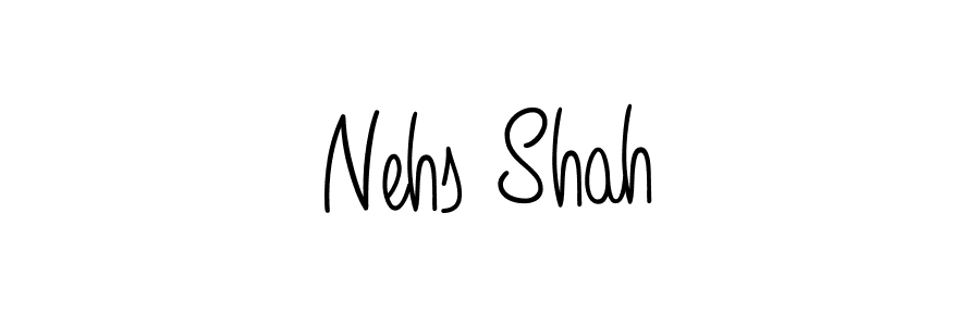 How to make Nehs Shah signature? Angelique-Rose-font-FFP is a professional autograph style. Create handwritten signature for Nehs Shah name. Nehs Shah signature style 5 images and pictures png