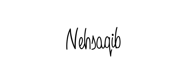 Also we have Nehsaqib name is the best signature style. Create professional handwritten signature collection using Angelique-Rose-font-FFP autograph style. Nehsaqib signature style 5 images and pictures png