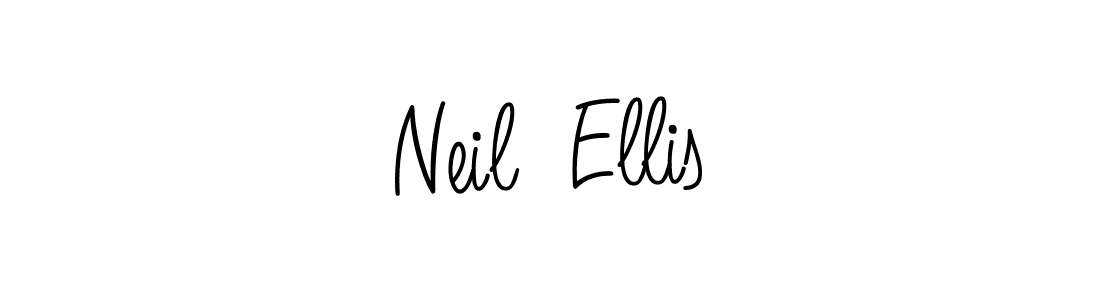 Neil  Ellis stylish signature style. Best Handwritten Sign (Angelique-Rose-font-FFP) for my name. Handwritten Signature Collection Ideas for my name Neil  Ellis. Neil  Ellis signature style 5 images and pictures png