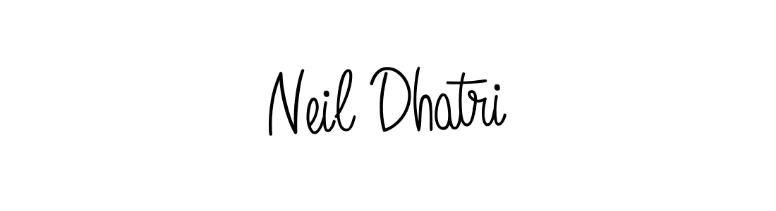 Design your own signature with our free online signature maker. With this signature software, you can create a handwritten (Angelique-Rose-font-FFP) signature for name Neil Dhatri. Neil Dhatri signature style 5 images and pictures png
