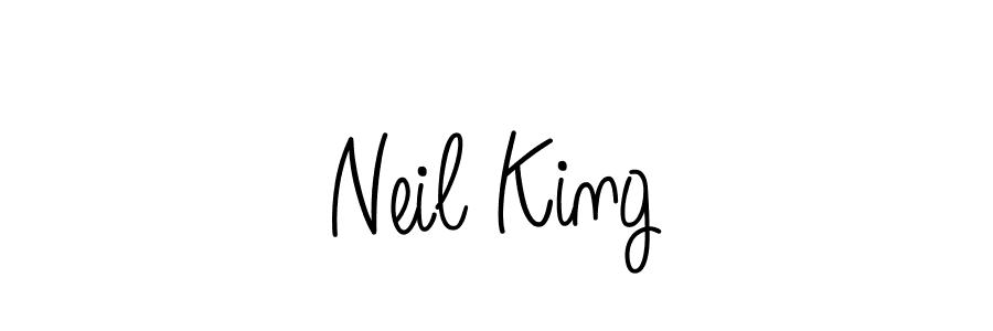 Neil King stylish signature style. Best Handwritten Sign (Angelique-Rose-font-FFP) for my name. Handwritten Signature Collection Ideas for my name Neil King. Neil King signature style 5 images and pictures png