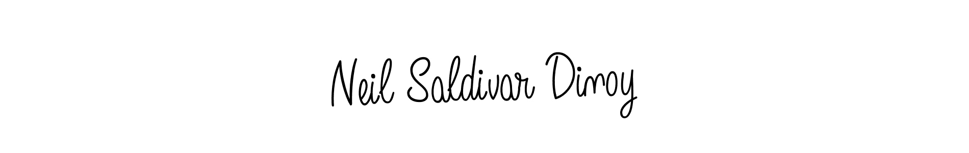 Also we have Neil Saldivar Dinoy name is the best signature style. Create professional handwritten signature collection using Angelique-Rose-font-FFP autograph style. Neil Saldivar Dinoy signature style 5 images and pictures png