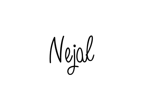 This is the best signature style for the Nejal name. Also you like these signature font (Angelique-Rose-font-FFP). Mix name signature. Nejal signature style 5 images and pictures png