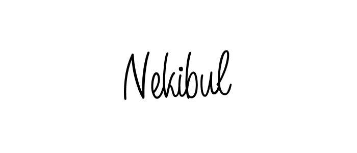 Best and Professional Signature Style for Nekibul. Angelique-Rose-font-FFP Best Signature Style Collection. Nekibul signature style 5 images and pictures png