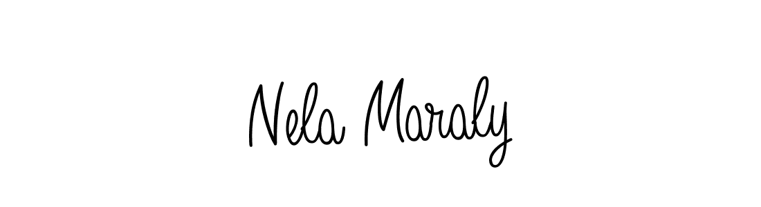 Make a short Nela Maraly signature style. Manage your documents anywhere anytime using Angelique-Rose-font-FFP. Create and add eSignatures, submit forms, share and send files easily. Nela Maraly signature style 5 images and pictures png