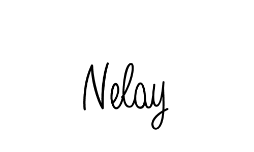 Best and Professional Signature Style for Nelay. Angelique-Rose-font-FFP Best Signature Style Collection. Nelay signature style 5 images and pictures png