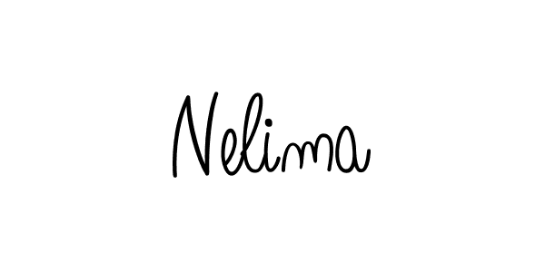 Create a beautiful signature design for name Nelima. With this signature (Angelique-Rose-font-FFP) fonts, you can make a handwritten signature for free. Nelima signature style 5 images and pictures png