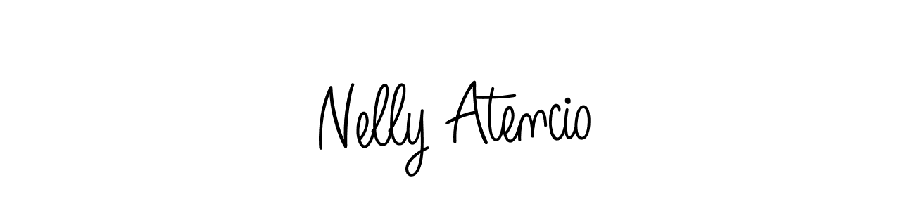 Also we have Nelly Atencio name is the best signature style. Create professional handwritten signature collection using Angelique-Rose-font-FFP autograph style. Nelly Atencio signature style 5 images and pictures png