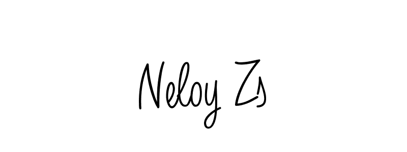 How to Draw Neloy Zs signature style? Angelique-Rose-font-FFP is a latest design signature styles for name Neloy Zs. Neloy Zs signature style 5 images and pictures png