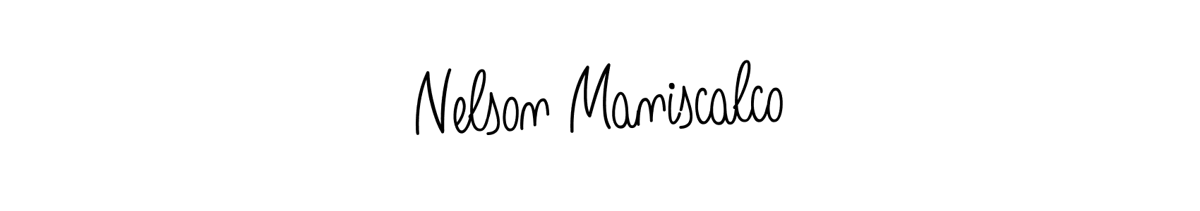 Create a beautiful signature design for name Nelson Maniscalco. With this signature (Angelique-Rose-font-FFP) fonts, you can make a handwritten signature for free. Nelson Maniscalco signature style 5 images and pictures png