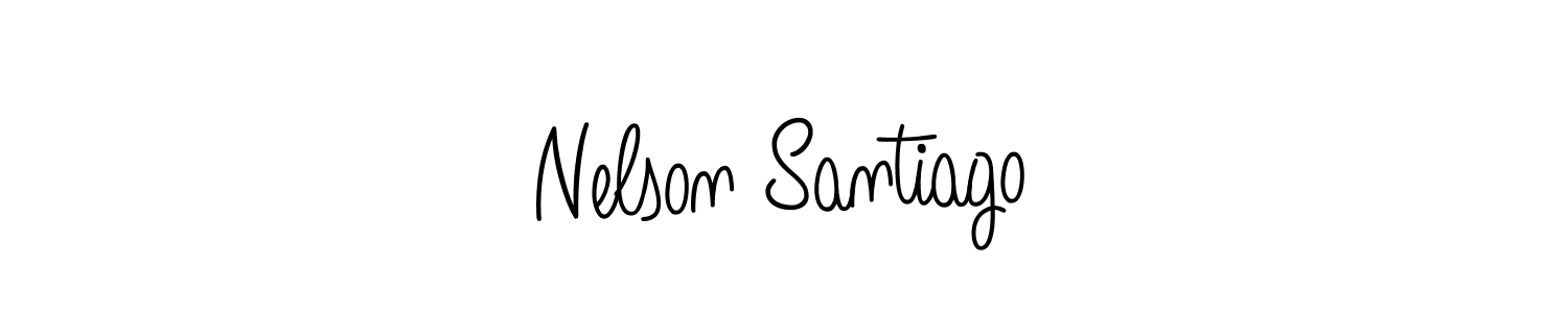 Make a beautiful signature design for name Nelson Santiago. Use this online signature maker to create a handwritten signature for free. Nelson Santiago signature style 5 images and pictures png