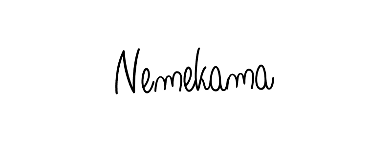 Angelique-Rose-font-FFP is a professional signature style that is perfect for those who want to add a touch of class to their signature. It is also a great choice for those who want to make their signature more unique. Get Nemekama name to fancy signature for free. Nemekama signature style 5 images and pictures png