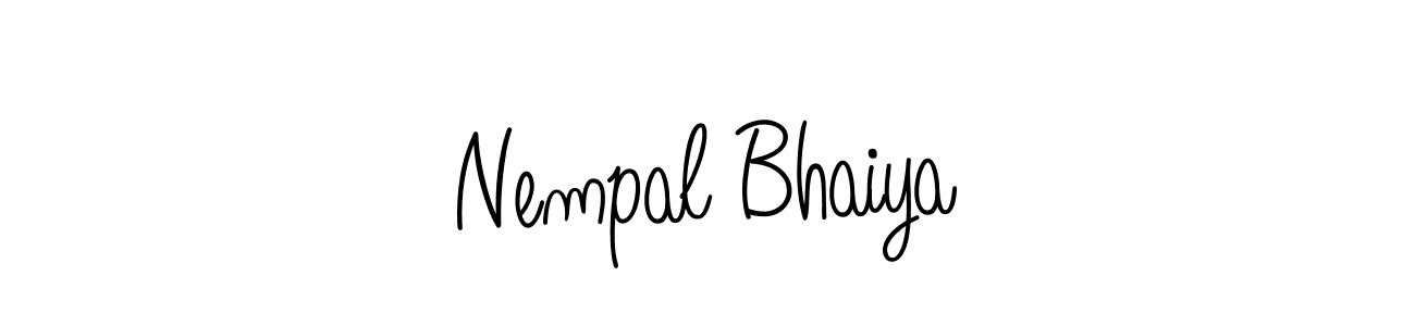 Once you've used our free online signature maker to create your best signature Angelique-Rose-font-FFP style, it's time to enjoy all of the benefits that Nempal Bhaiya name signing documents. Nempal Bhaiya signature style 5 images and pictures png