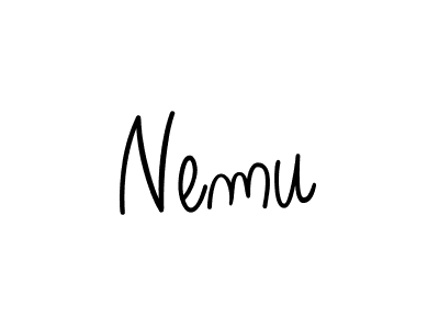 How to Draw Nemu signature style? Angelique-Rose-font-FFP is a latest design signature styles for name Nemu. Nemu signature style 5 images and pictures png