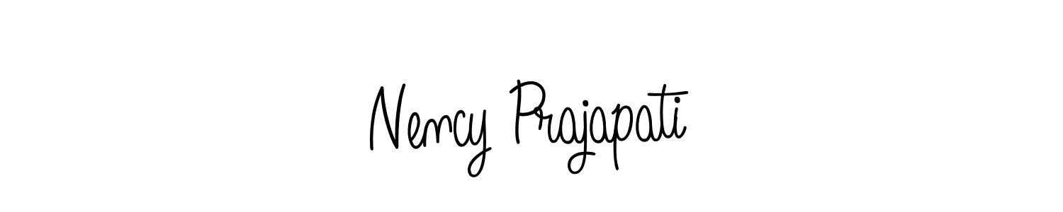 It looks lik you need a new signature style for name Nency Prajapati. Design unique handwritten (Angelique-Rose-font-FFP) signature with our free signature maker in just a few clicks. Nency Prajapati signature style 5 images and pictures png