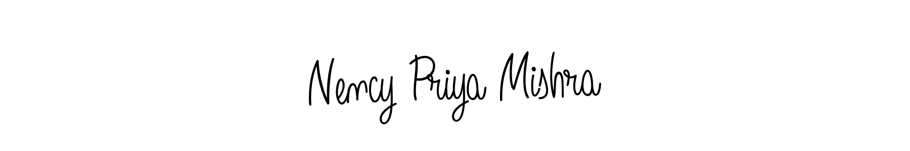 Here are the top 10 professional signature styles for the name Nency Priya Mishra. These are the best autograph styles you can use for your name. Nency Priya Mishra signature style 5 images and pictures png