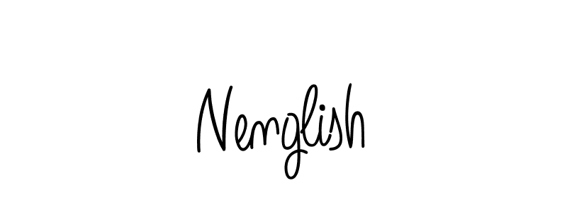 Similarly Angelique-Rose-font-FFP is the best handwritten signature design. Signature creator online .You can use it as an online autograph creator for name Nenglish. Nenglish signature style 5 images and pictures png