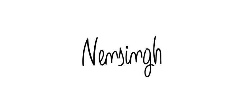 Here are the top 10 professional signature styles for the name Nensingh. These are the best autograph styles you can use for your name. Nensingh signature style 5 images and pictures png