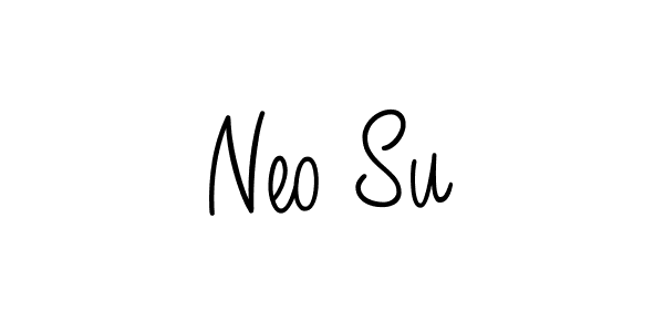 It looks lik you need a new signature style for name Neo Su. Design unique handwritten (Angelique-Rose-font-FFP) signature with our free signature maker in just a few clicks. Neo Su signature style 5 images and pictures png