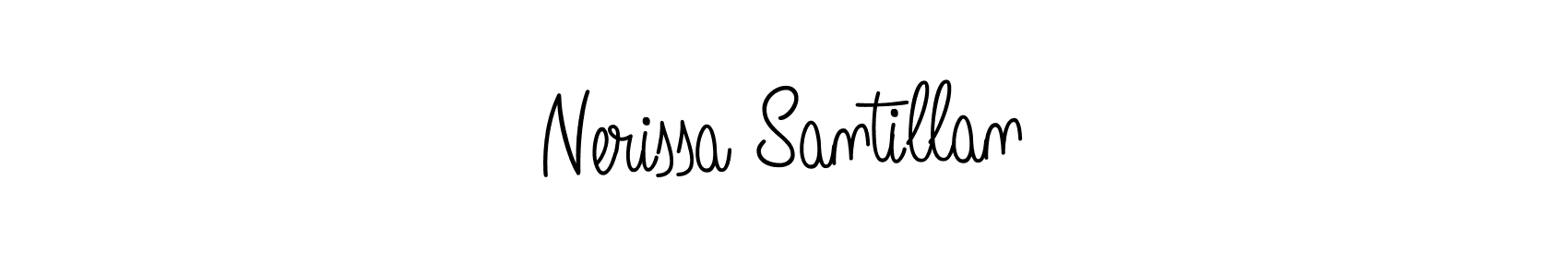 It looks lik you need a new signature style for name Nerissa Santillan. Design unique handwritten (Angelique-Rose-font-FFP) signature with our free signature maker in just a few clicks. Nerissa Santillan signature style 5 images and pictures png