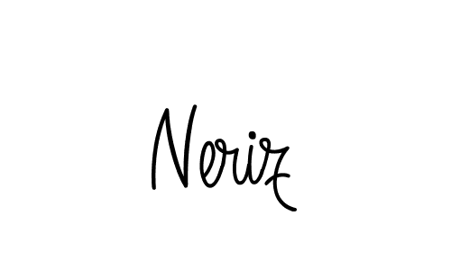 Make a beautiful signature design for name Neriz. Use this online signature maker to create a handwritten signature for free. Neriz signature style 5 images and pictures png