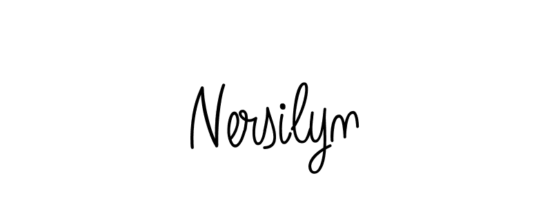 Make a beautiful signature design for name Nersilyn. Use this online signature maker to create a handwritten signature for free. Nersilyn signature style 5 images and pictures png