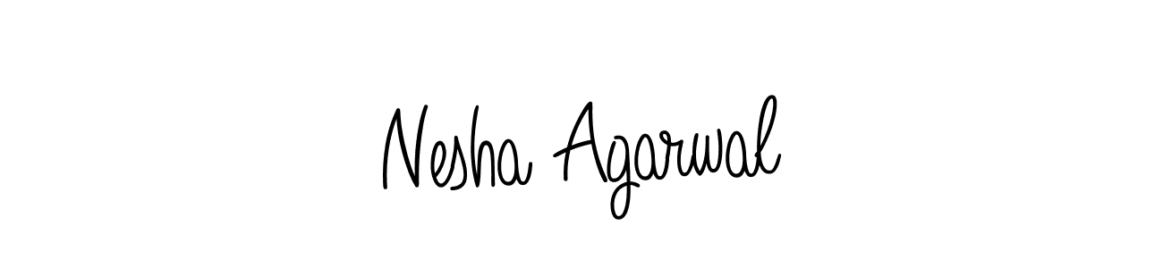 Make a short Nesha Agarwal signature style. Manage your documents anywhere anytime using Angelique-Rose-font-FFP. Create and add eSignatures, submit forms, share and send files easily. Nesha Agarwal signature style 5 images and pictures png