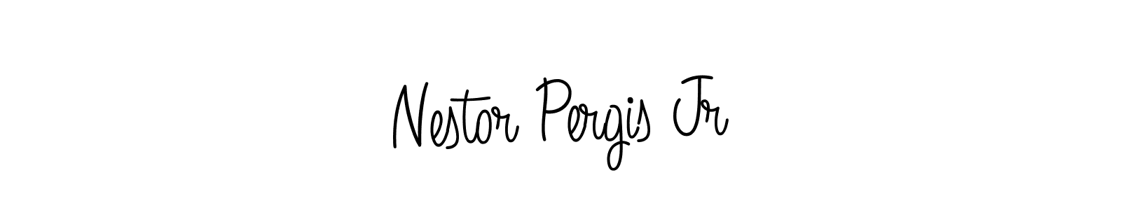 Similarly Angelique-Rose-font-FFP is the best handwritten signature design. Signature creator online .You can use it as an online autograph creator for name Nestor Pergis Jr. Nestor Pergis Jr signature style 5 images and pictures png