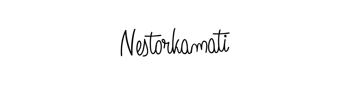 Check out images of Autograph of Nestorkamati name. Actor Nestorkamati Signature Style. Angelique-Rose-font-FFP is a professional sign style online. Nestorkamati signature style 5 images and pictures png