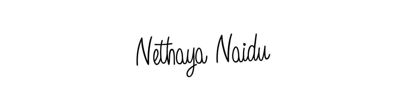 Best and Professional Signature Style for Nethaya Naidu. Angelique-Rose-font-FFP Best Signature Style Collection. Nethaya Naidu signature style 5 images and pictures png