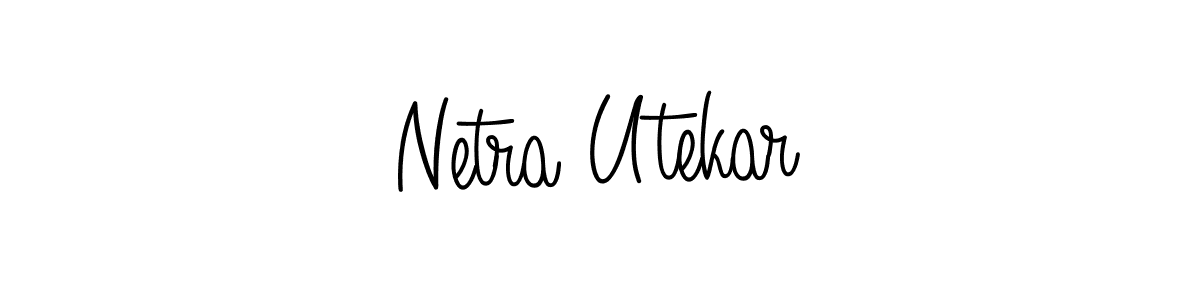 This is the best signature style for the Netra Utekar name. Also you like these signature font (Angelique-Rose-font-FFP). Mix name signature. Netra Utekar signature style 5 images and pictures png
