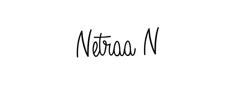 Check out images of Autograph of Netraa N name. Actor Netraa N Signature Style. Angelique-Rose-font-FFP is a professional sign style online. Netraa N signature style 5 images and pictures png