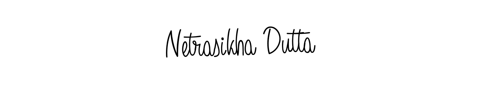 Use a signature maker to create a handwritten signature online. With this signature software, you can design (Angelique-Rose-font-FFP) your own signature for name Netrasikha Dutta. Netrasikha Dutta signature style 5 images and pictures png