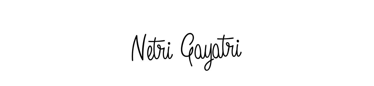Make a short Netri Gayatri signature style. Manage your documents anywhere anytime using Angelique-Rose-font-FFP. Create and add eSignatures, submit forms, share and send files easily. Netri Gayatri signature style 5 images and pictures png