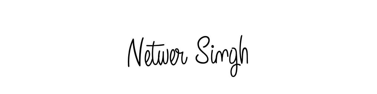 Also we have Netwer Singh name is the best signature style. Create professional handwritten signature collection using Angelique-Rose-font-FFP autograph style. Netwer Singh signature style 5 images and pictures png