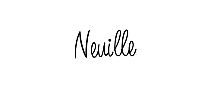 Neuille stylish signature style. Best Handwritten Sign (Angelique-Rose-font-FFP) for my name. Handwritten Signature Collection Ideas for my name Neuille. Neuille signature style 5 images and pictures png