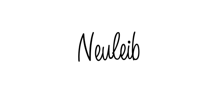 Best and Professional Signature Style for Neuleib. Angelique-Rose-font-FFP Best Signature Style Collection. Neuleib signature style 5 images and pictures png