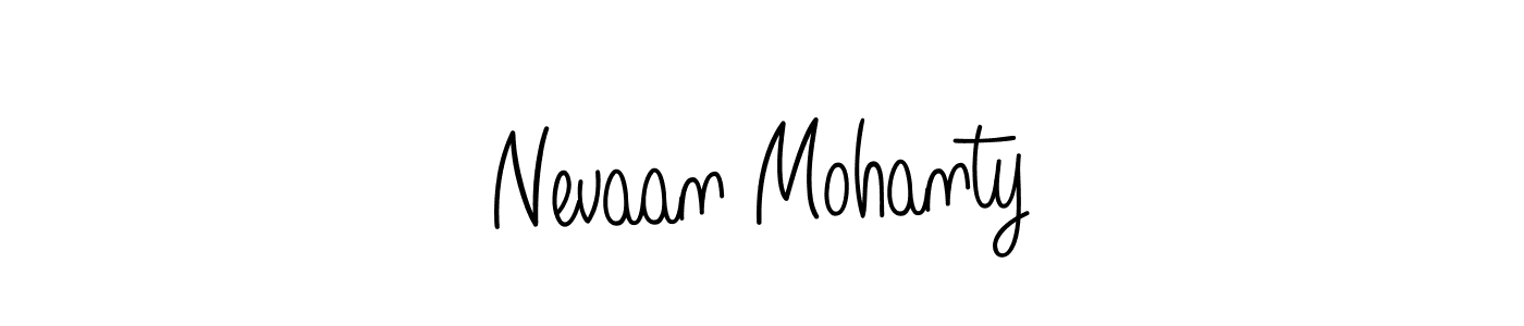 Angelique-Rose-font-FFP is a professional signature style that is perfect for those who want to add a touch of class to their signature. It is also a great choice for those who want to make their signature more unique. Get Nevaan Mohanty name to fancy signature for free. Nevaan Mohanty signature style 5 images and pictures png