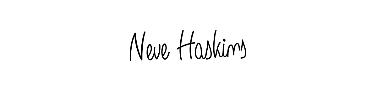 Also You can easily find your signature by using the search form. We will create Neve Haskins name handwritten signature images for you free of cost using Angelique-Rose-font-FFP sign style. Neve Haskins signature style 5 images and pictures png