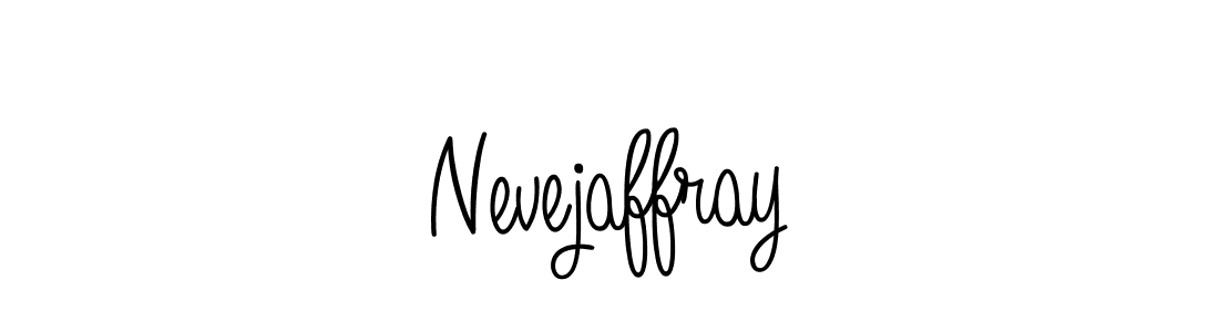 How to make Nevejaffray signature? Angelique-Rose-font-FFP is a professional autograph style. Create handwritten signature for Nevejaffray name. Nevejaffray signature style 5 images and pictures png