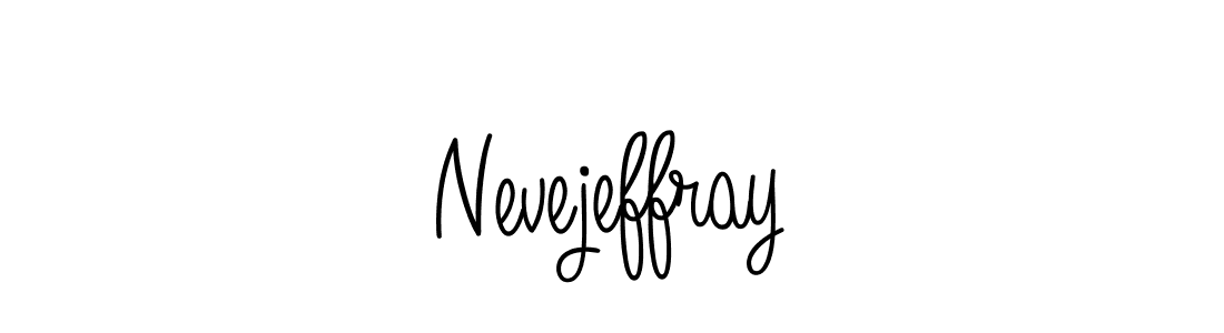 Nevejeffray stylish signature style. Best Handwritten Sign (Angelique-Rose-font-FFP) for my name. Handwritten Signature Collection Ideas for my name Nevejeffray. Nevejeffray signature style 5 images and pictures png