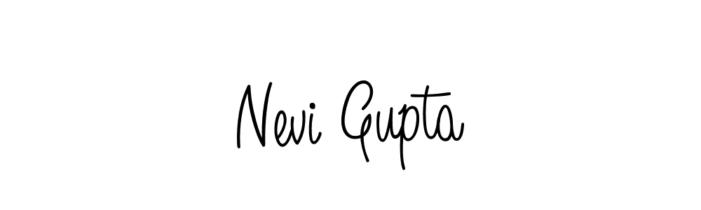 Nevi Gupta stylish signature style. Best Handwritten Sign (Angelique-Rose-font-FFP) for my name. Handwritten Signature Collection Ideas for my name Nevi Gupta. Nevi Gupta signature style 5 images and pictures png