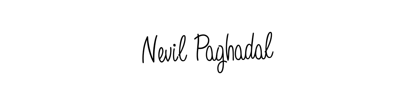 Make a beautiful signature design for name Nevil Paghadal. Use this online signature maker to create a handwritten signature for free. Nevil Paghadal signature style 5 images and pictures png